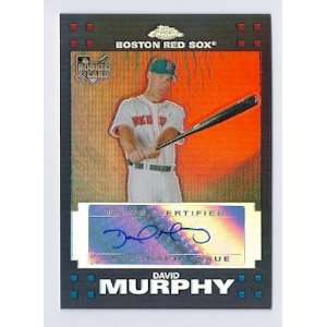   334 David Murphy Boston Red Sox Auto #ed 307/500