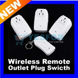 Wireless Remote Control AC Power Outlet Plug Switch I  