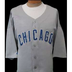  5XL MLB Gray Chicago Cubs Stitched Replica LA Baseball 