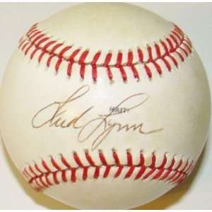 Fred Lynn Autographed Ball   1983 All Star Game ANGELS   Autographed 