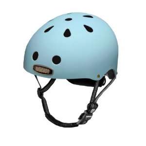 Nutcase Spartan Blue Matte Bike Helmet, Green Sports 