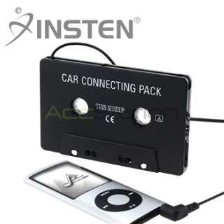 Black INSTEN CAR Audio CASSETTE TAPE ADAPTER USB Seller For iPhone 4 