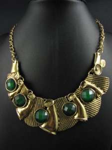 Ethnic India Style Fashion Gold Tone Pendant Necklace Chains MS2094 