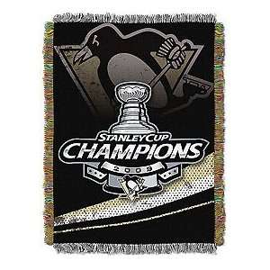 Pittsburgh Penguins 2009 Stanley Cup Champions Throw 