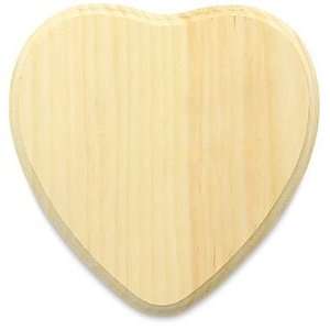   Hollow Wooden Plaques   63/4 times; 63/4, Heart Arts, Crafts & Sewing