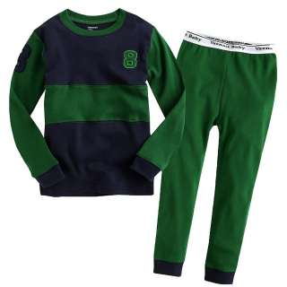   Baby Baby & Toddler Kids Boy Sleepwear Pajama Set  Green 8   