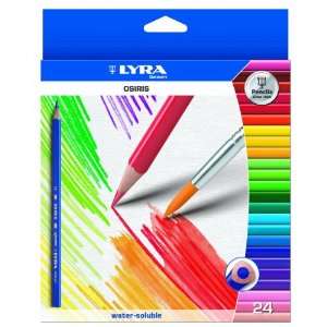 LYRA Osiris Water Soluble Colored Pencils, 3 Millimeter Cores, Set of 
