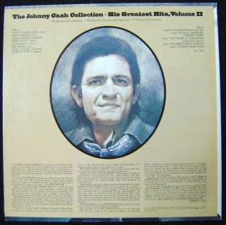 THE JOHNNY CASH COLLECTION  GREATEST HITS VOL 2 LP  