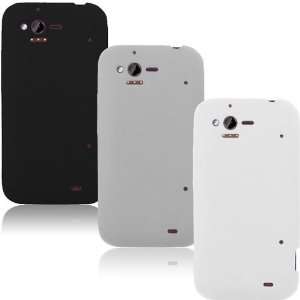  HTC Rhyme 6330   THREE (3) Soft Silicone Skin Case Cover 
