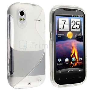   Gel TPU S Line Hybrid Cover Case Skin For T Mobile HTC Amaze 4G/Ruby