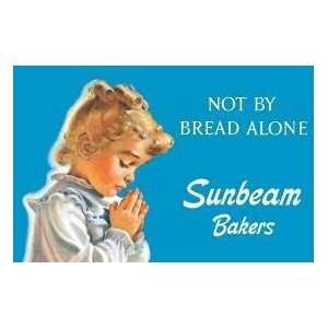 Sunbeam Bread Baker Girl tin sign #702
