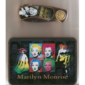  Marilyn Monroe Pocket Knife with Collectors Tin 