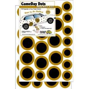 Game Day Dot Magnets   Black & Gold: Everything Else