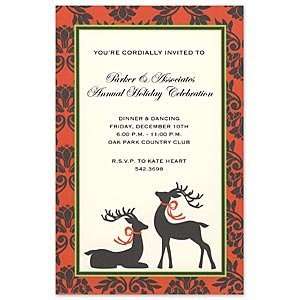  Deer Elegance Invitation Corporate Invitations Health 