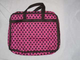 NWT LESPORTSAC TRUFFLE DOT DELUXE TRAVEL MATE CASE  
