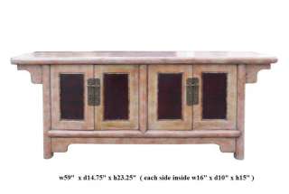 Pinkish Purple Lacquer Low TV Stand Cabinet s2858  