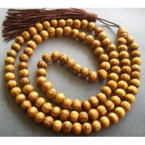   Plain Wood Beads Tibet Buddhist Prayer Mala Necklace: Everything Else
