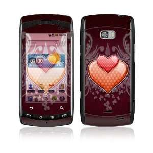  LG Ally VS740 Skin Decal Sticker   Double Hearts 