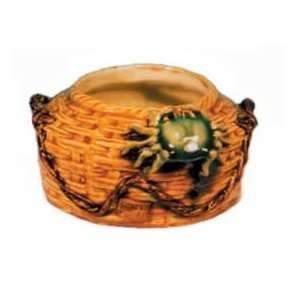  Ceramic crab basket / pot   hand glazed ceramic
