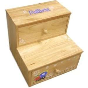 Deluxe Natural Storage Stool