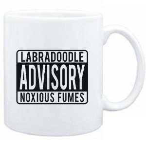   White  Labradoodle ADVISORY NOXIOUS FUMEs Dogs