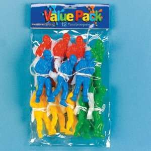  Jumbo Paratroopers (12 ct) (12 per package) Toys & Games