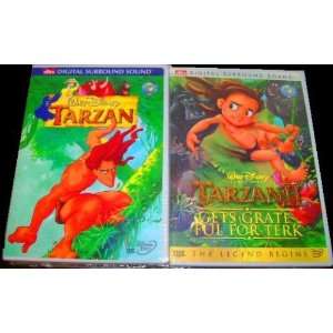  Tarzan and Tarzan 2 (2 Pack DVD Set) 