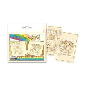 Katy Sue Designs Card Toppers Christmas Charlies Ark Sepia Special 
