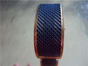 Vintage Whiting & Davis Blue Mesh Bags Bracelet  