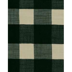 Large Plaid Linen Series 9815 Hunter Green Vinyl Tablecloth 54 X 75 