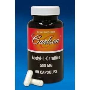  Carlson Labs Acetyl L Carnitine 500 mg 60 caps Health 