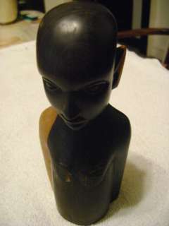 Rare Black American Wood Carving Figurine  