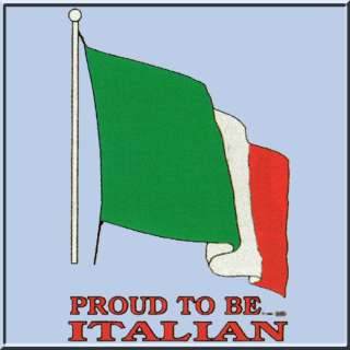 Proud To Be Italian Flag Crest Polo Shirt S 2X,3X,4X,5X  