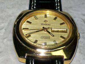 Men Zodiac Corsair automatic Swiss X rare run Huge Sale wristwatches 