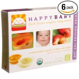 Happy Family Happy Baby   Stage 1 Smarter Squash and Wiser Apple, 12 