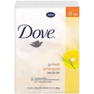Dove Beauty Bar, Energize, 8 ct, 2 Pack