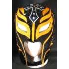 WWE Rey Mysterio   Black & Orange Mask Kid Size Replica Wrestling Mask
