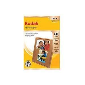  KODAK Photo Paper for Inkjet Prints/Gloss, 4in x 6in   60 