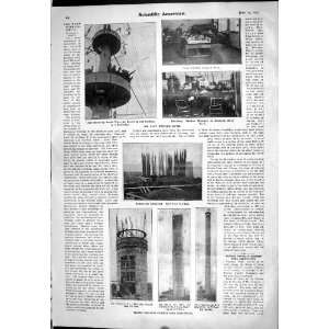  1905 Scientific American Tallest Concrete Chimney Brooklyn 