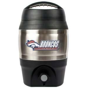    Denver Broncos Stainless Steel Gallon Keg Jug: Sports & Outdoors