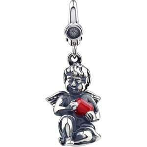 Elegant and Stylish 22.00X12.00 MM Angel Charm in Sterling 