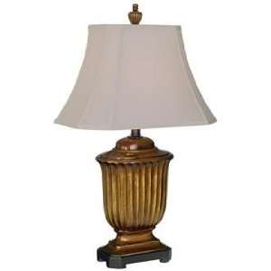  Scallop Oval Urn Table Lamp