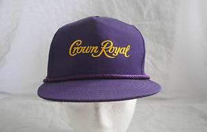 Crown Royal Purple Baseball Cap Hat Snapback  