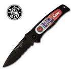 Smith & Wesson Baby SWAT Knife, Black Blade, ComboEdge