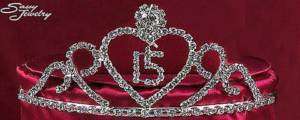 Sassy South Sweet 15 Quinceanera Crystal Tiara J6044T1S  
