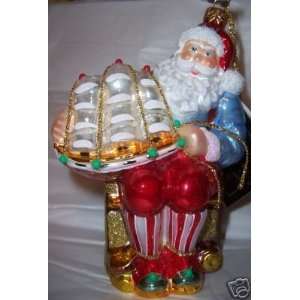   Kurt Adler Polonaise Ornament Santa Model Ship Maker: Everything Else