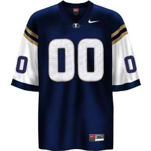   Cougars #00 Navy Blue Youth Replica Football Jersey: Sports & Outdoors