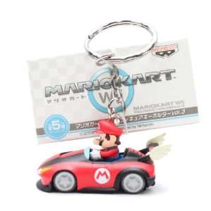  Mario Kart Wii Keychain with Figure Vol. 2   Mario Toys 
