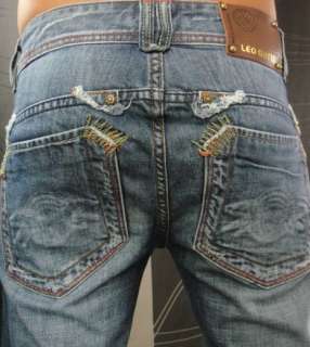 New Leo Gutti Mens Designer $220 Jeans Diesel Wash 30  