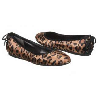 Womens Paris Hilton Joy Tan/Black Leopard Shoes 